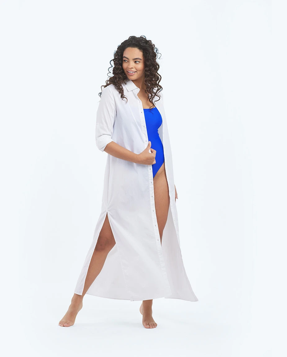 The Perfect Boyfriend Shirtdress Cover-Up 2 The Perfect Boyfriend Shirtdress Cover-Up - Image 2