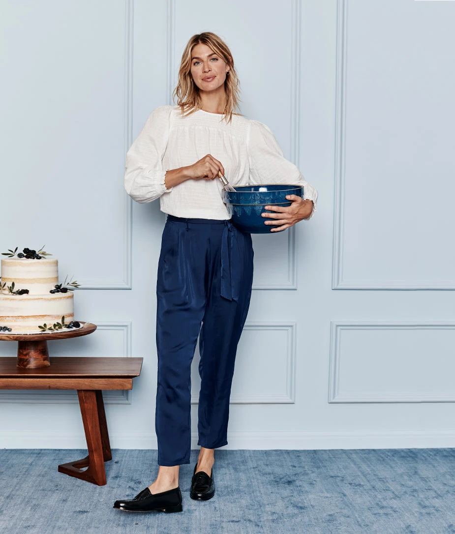 The Perfect Smocked Cotton Top - White Sand 3 The Perfect Smocked Cotton Top - White Sand - Image 3