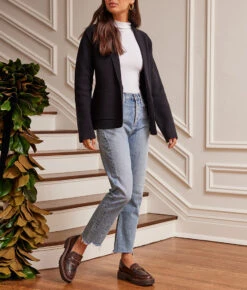 The Ribbed Sweater Blazer - Sea Urchin 10 The Ribbed Sweater Blazer - Sea Urchin -Summersalt Shop 2 ModelBack 7d5ab6a6 3820 414c a5ca 1eef9b52b2e0