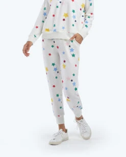 The Softest French Terry Jogger - Scatter Stars In White Sand 11 The Softest French Terry Jogger - Scatter Stars In White Sand -Summersalt Shop 3 ModelDetailFront 457294ff deed 496c 9db7 aefbf718d15b