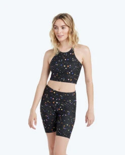 The Do-It-All High Rise Biker Shorts - Paint Splatter In Sea Urchin -Summersalt Shop 3 ModelFullBody 578cbff1 9211 4f49 9cea 94eb29a3c78a