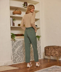 The Timeless Slim Tie-Waist Pant - Olive -Summersalt Shop 3 ProductImage dd2d2058 35b5 4a79 98b9 bd772c982e04