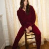 The Coziest High Rise Full Length Leggings - Pinot