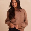 The Luxe Cashmere Blend Mix Stitch Sweater - Fawn & Dune