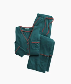 The Cloud 9 Pajama Set - Eden & Rosewood 13 The Cloud 9 Pajama Set - Eden & Rosewood -Summersalt Shop Cloud9 Eden Rosewood Flat