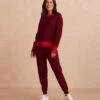 The Coziest Cashmere Blend Jogger - Pinot & Lava
