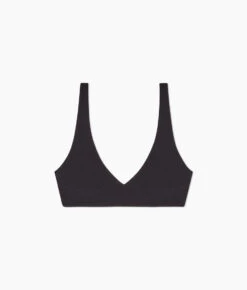 The LuxeCrinkle Tide Bikini Top - Sea Urchin -Summersalt Shop Crepe Tide Bikini Top Sea Urchin FLAT