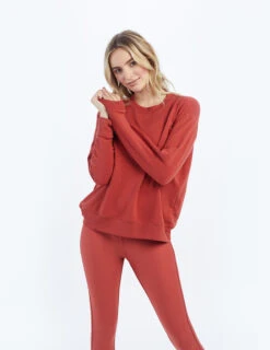 The Do-It-All High Rise Full Length Leggings - Terracotta 9 The Do-It-All High Rise Full Length Leggings - Terracotta -Summersalt Shop ExtraProductShot 36