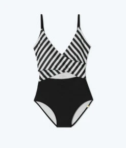 The Sea Breeze Cutout One-Piece - Mixed Stripe In Sea Urchin & White Sand -Summersalt Shop FlatLay29
