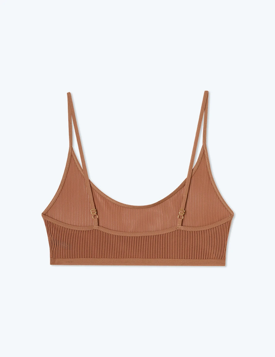 The Feel Free Adjustable Bralette - Praline 2 The Feel Free Adjustable Bralette - Praline - Image 2