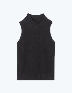 The High Neck Sweater Vest - Sea Urchin -Summersalt Shop FlatLay 1a25b5a6 de68 49e7 ba8d 99f3c393b054