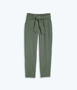 The Timeless Slim Tie-Waist Pant - Olive