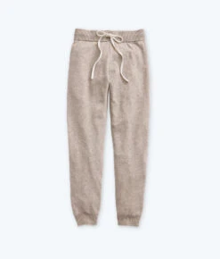 The Coziest Cashmere Blend Jogger - Toffee & White Sand -Summersalt Shop FlatLay 48f90330 05bc 4db9 b7ea a117414c4736