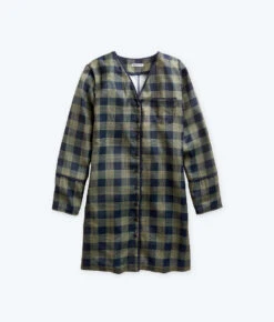 The Cloud 9 Boyfriend Sleep Shirt - Buffalo Check In Deep Sea & Gold -Summersalt Shop FlatLay 76e48a3b 2185 4731 9e9f 3e2cd2210c93