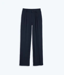 The Classic Pleat Straight Leg Trouser Pant - Midnight 9 The Classic Pleat Straight Leg Trouser Pant - Midnight -Summersalt Shop FlatLay b309e699 16bd 42c6 937f 571ebd5dba65