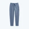 The Softest French Terry Tie-Waist Pant - Slate