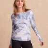 The Long Sleeve Pullover - Slate Marble