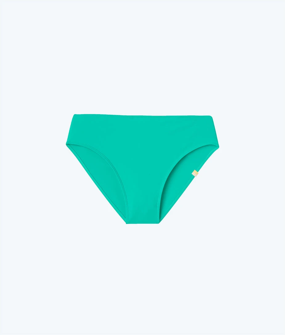 The High Leg Mid Rise Bikini Bottom - Seaglass