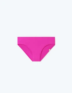 The High Leg Mid Rise Bikini Bottom - Hibiscus -Summersalt Shop HLMR Hibiscus