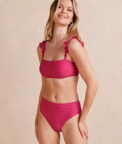 The High Leg High Rise Bottom - Spritz 8 The High Leg High Rise Bottom - Spritz -Summersalt Shop HighLegHighRiseBottom Spritz Front Crop