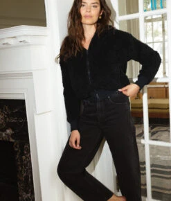 The High Pile Eco Short Fleece Jacket - Sea Urchin 7 The High Pile Eco Short Fleece Jacket - Sea Urchin -Summersalt Shop High Pile Eco Short Fleece Jacket Sea Urchin 3