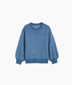 The Luxe Cashmere Blend Mix Stitch Sweater - Admiral & Dune -Summersalt Shop Luxe Cashmere Blend Mix Stitch Sweater Admiral 6