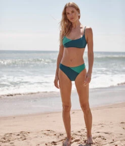 The Marina Bikini Top - Seaglass & Seaweed -Summersalt Shop Marina Bikini Top Seaglass Seaweed 2