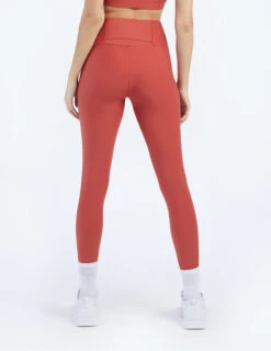The Do-It-All High Rise Full Length Leggings - Terracotta 11 The Do-It-All High Rise Full Length Leggings - Terracotta -Summersalt Shop ModelDetailBack 42