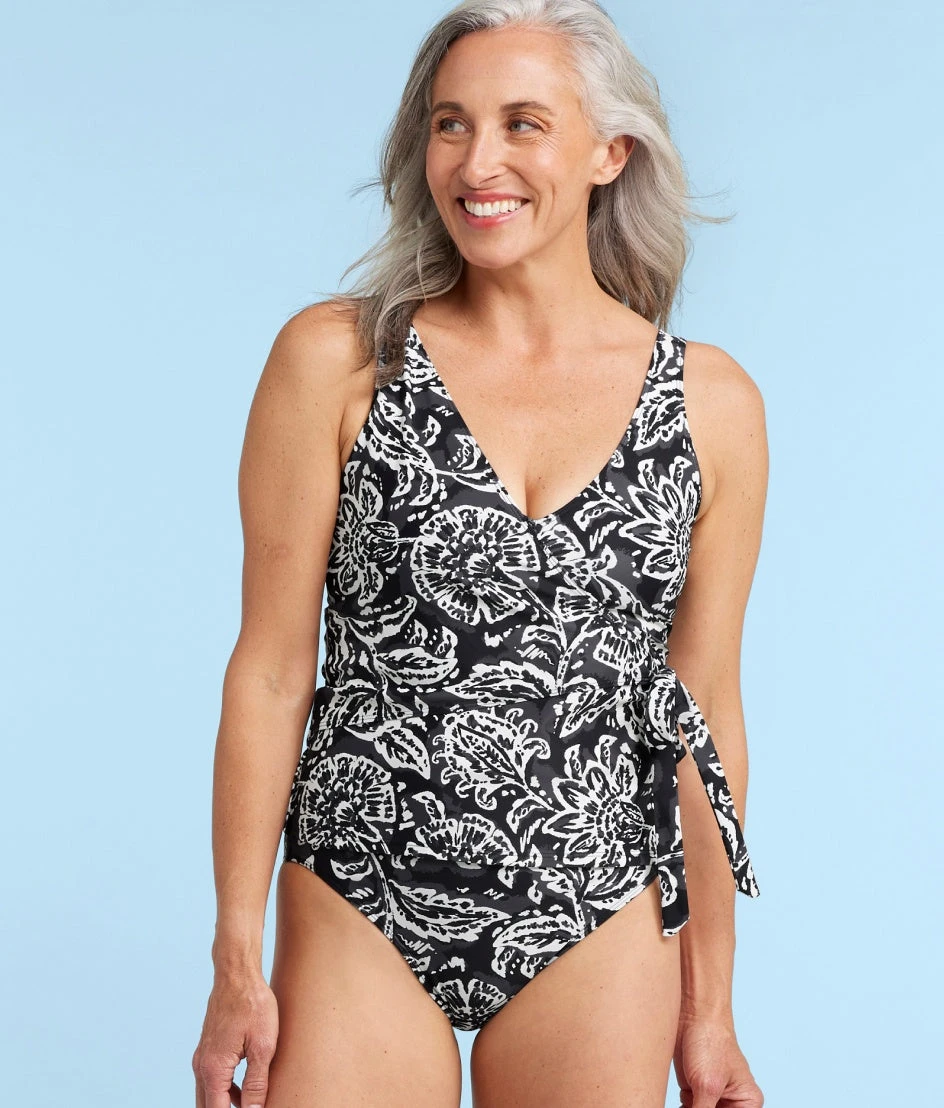 The Perfect Wrap Tankini - Batik In Sea Urchin & White Sand 4 The Perfect Wrap Tankini - Batik In Sea Urchin & White Sand - Image 4