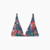 The Plunge Bikini Top - Super Bloom