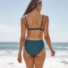 The Classic Mid-Rise Bikini Bottom - Seaweed