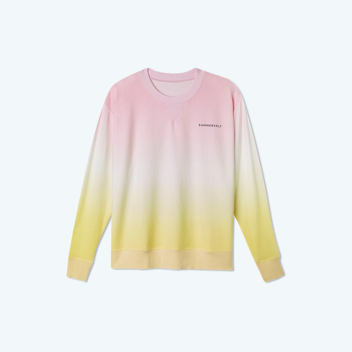 The Softest French Terry Relaxed Crew - Ombre 1 The Softest French Terry Relaxed Crew - Ombre