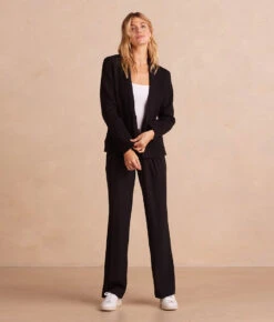 The Ribbed Sweater Blazer - Sea Urchin 8 The Ribbed Sweater Blazer - Sea Urchin -Summersalt Shop RibbedBlazer SeaUrchin Front Full2