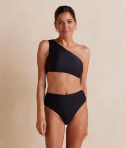The Ruched High Leg High Rise Bottom - Sea Urchin -Summersalt Shop RuchedHighLegHighRiseBottom SeaUrchin Front