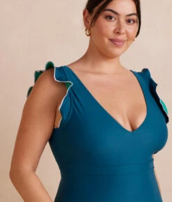 The Ruffle Backflip - Seaglass & Seaweed 16 The Ruffle Backflip - Seaglass & Seaweed -Summersalt Shop RuffleBackflip SeaweedSeaglass Studio 1