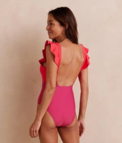 The Ruffle Backflip - Summer Berry & Spritz 8 The Ruffle Backflip - Summer Berry & Spritz -Summersalt Shop RuffleBackflip SummerBerry Spritz Studio 4