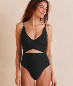 The Sea Breeze Cutout One-Piece - Sea Urchin -Summersalt Shop SeabreezeCutoutSeaUrchin1Front