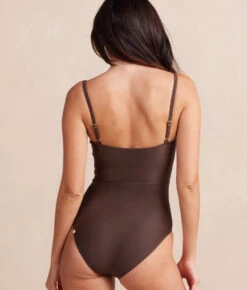 The Seascape Sweetheart One Piece - Mocha -Summersalt Shop SeascapeSweetheartOPBack
