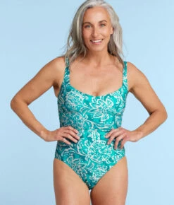 The Seascape Sweetheart One Piece - Batik In Seafoam & Harbor 9 The Seascape Sweetheart One Piece - Batik In Seafoam & Harbor -Summersalt Shop SeascapeSweetheartOnePieceBatikinSeaFoam HarborFront1