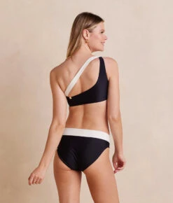 The Classic Turn-Down Bottom - White Sand & Sea Urchin 10 The Classic Turn-Down Bottom - White Sand & Sea Urchin -Summersalt Shop SidestrokeBikiniTop SeaUrchin WhiteSand Back