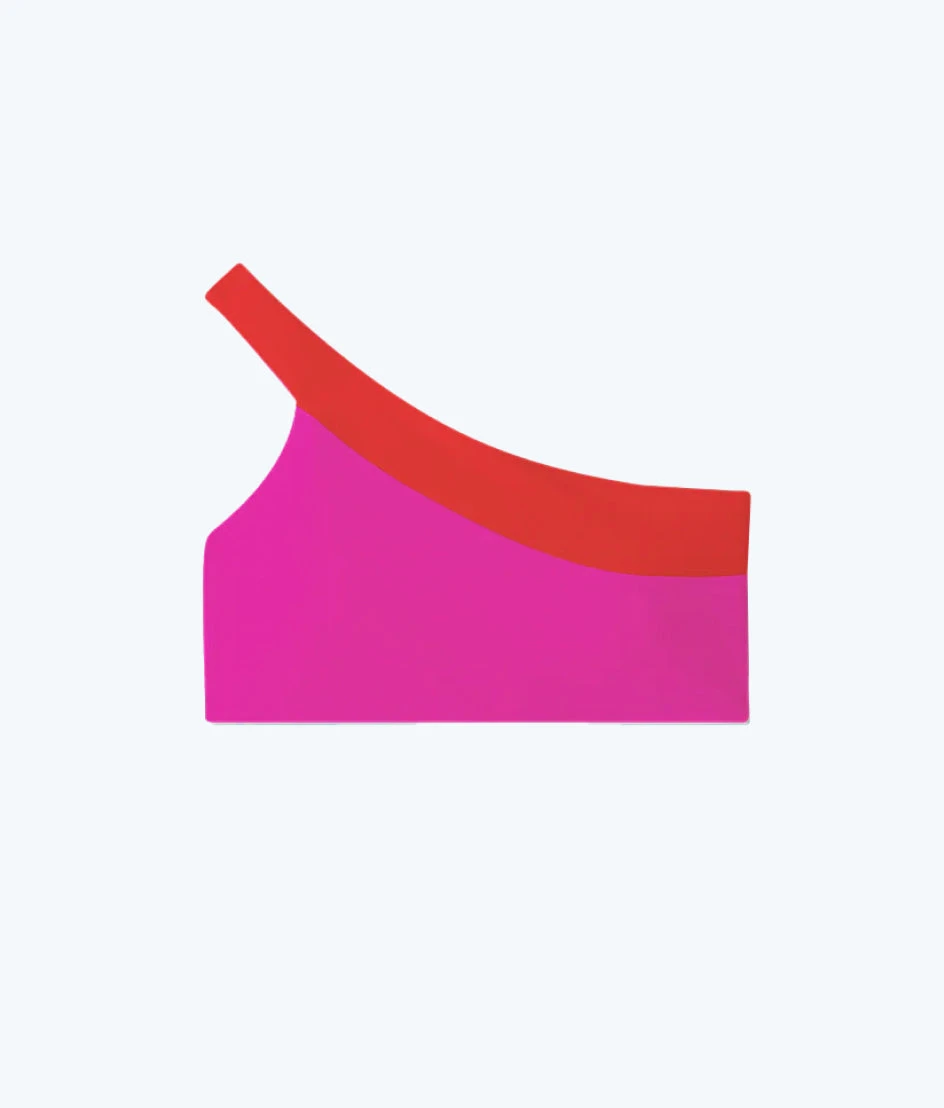 The Sidestroke Bikini Top - Hibiscus & Lava 4 The Sidestroke Bikini Top - Hibiscus & Lava - Image 4