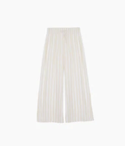 The Silky Luxe Palazzo Pants With Ties - Beach Stripe In Sandshell 7 The Silky Luxe Palazzo Pants With Ties - Beach Stripe In Sandshell -Summersalt Shop Silky Luxe Palazzo Pants with Ties Stripe FLAT ebec9c53 5c4d 4447 9302 1b9a386bc2b7