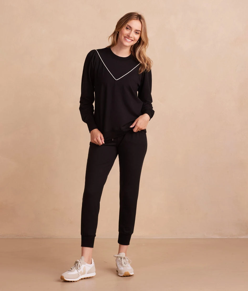 The Softest French Terry Jogger - Sea Urchin 2 The Softest French Terry Jogger - Sea Urchin - Image 2