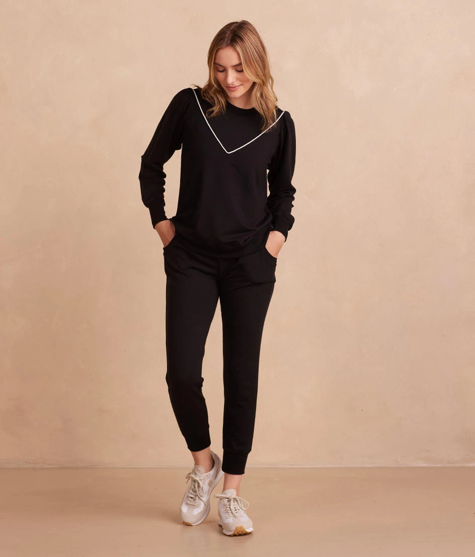 The Softest French Terry Jogger - Sea Urchin 4 The Softest French Terry Jogger - Sea Urchin - Image 4