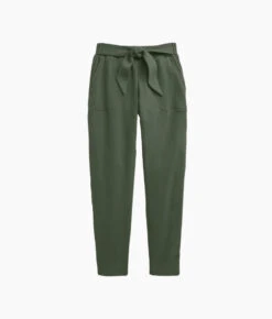 The Softest French Terry Tie-Waist Pant - Olive -Summersalt Shop Softest French Terry Tie Waist Pant Olive 6