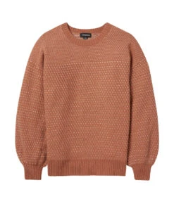 The Luxe Cashmere Blend Mix Stitch Sweater - Fawn & Dune -Summersalt Shop TheLuxeCashmereBlendMixStitchSweater Fawn Dune Flatlay