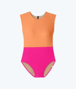 The Surf - Hibiscus & Tangerine -Summersalt Shop The Surf Tangerine Hibiscus Flat