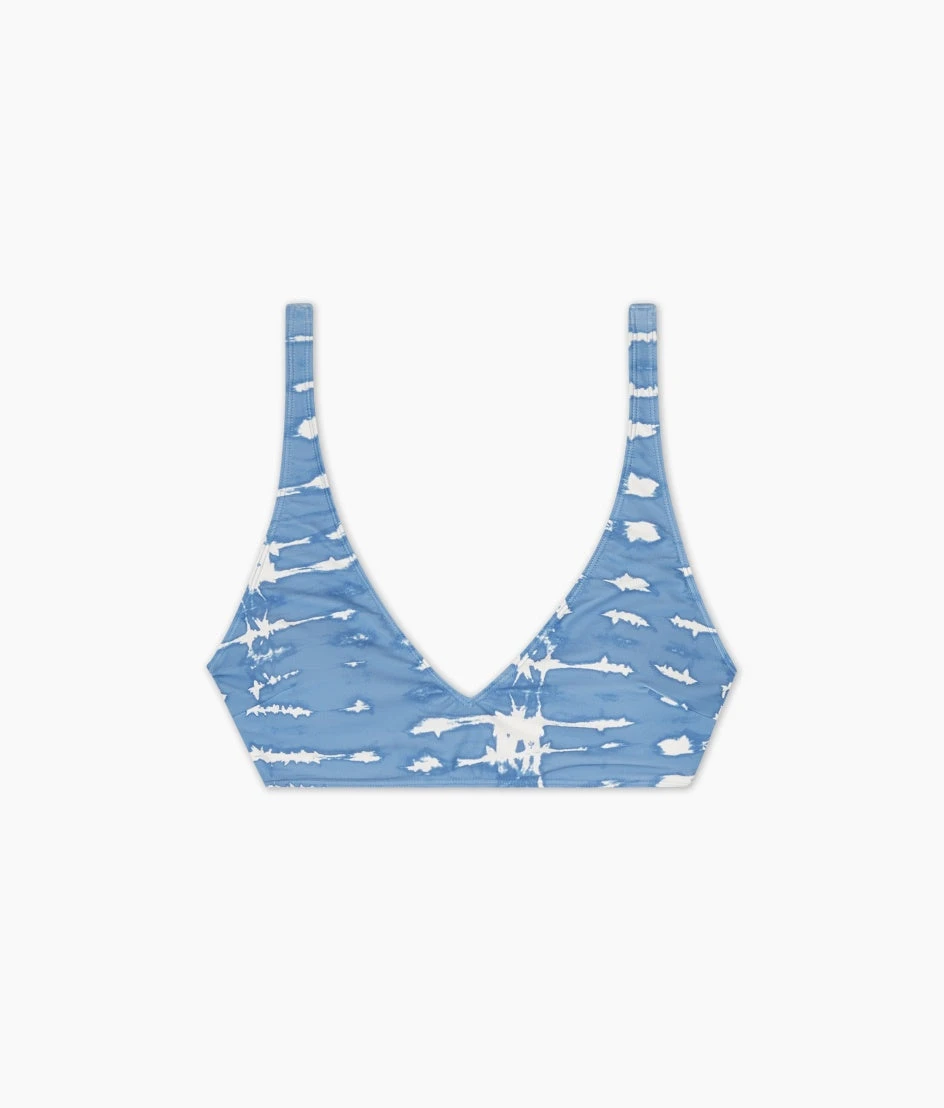 The Tide Scoop Neck Bikini Top - Summer Tie Dye 1 The Tide Scoop Neck Bikini Top - Summer Tie Dye