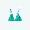 The Triangle Bikini Top - Seaglass Dot