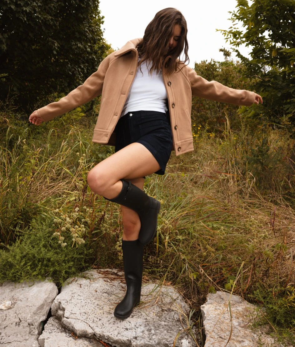 The Warmest Wool Short Coat - Fawn 4 The Warmest Wool Short Coat - Fawn - Image 4